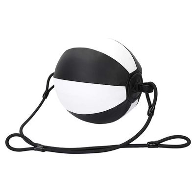 Qqmora Speed Boxing Training Ball , Punch Bag Hanging Ropes PU Leather Double End Speeding for Avoiding Leakage for Gym MMA Boxing Sports Gym Fitness