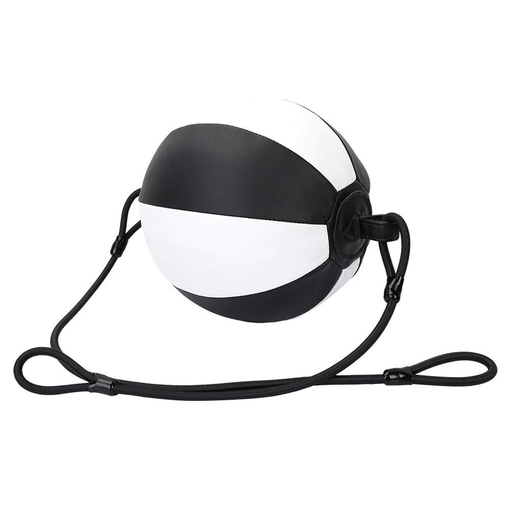 Qqmora Speed Boxing Training Ball , Punch Bag Hanging Ropes PU Leather Double End Speeding for Avoiding Leakage for Gym MMA Boxing Sports Gym Fitness