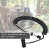Heavy Duty Paintball Tank Remote Coil, Paintball Coil Flexible Cylinder Connection Valve Hose Coiled Deluxe Remote Line Paintball Marker Remote Coil Corrugated Hose Connects Replacement view 3
