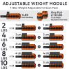 APEXUP Adjustable Ankle Weights for Women and Men, Modularized Leg Weight Straps for Yoga, Walking, Running, Aerobics, Gym (2-10 lbs, Orange) view 4