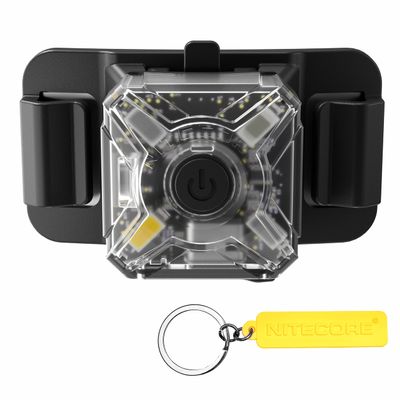 Nitecore NU06 LE (NU06LE) 4-Color Tactical Identification Signal and Safety Light USB-C Rechargeable Headlamp with Attachments for ARC Rail/Magnetic/MOLLE/Hook-and-Loop Tag
