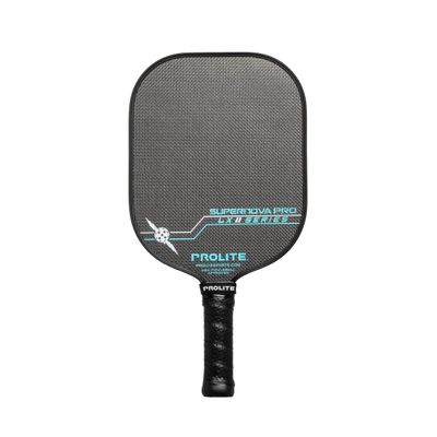 PROLITE LX Series Pickleball Paddles | Hyperweave Carbon Fiber Pickleball Paddle | 14mm Poly Core | Pickleball Rackets Made in The USA Since 1984 (Supernova Pro LX, Silver Fibers)