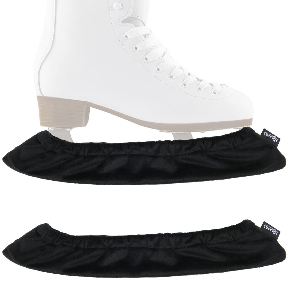 Cosmos 1 Pair Ice Skate Blade Covers Skate Blade Protector Guards for Ice Skates, Hockey Skates, Figure Skates - Ice Skating Soakers Cover with Cut-Resistance Bottom