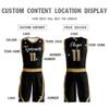 Custom Men Youth Reversible Basketball Jersey Uniform Printed Personalized Name Number Sportswear Big Size Black&white-05 view 2