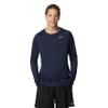 Speedo Men's Uv Swim Shirt Long Sleeve Fitness Rashguard Peacoat view 1