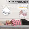 Betterhood Memory Foam Camping Mattress | 75" x 30" x 3" Potable Backpacking Sleeping Pad W/Waterproof Cover & Carry Bag | Roll Up Cot Mattress for Floor, Travel,Camping | Kids, Single or Twin, Gray view 2