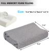 Betterhood Memory Foam Camping Mattress | 75" x 30" x 3" Potable Backpacking Sleeping Pad W/Waterproof Cover & Carry Bag | Roll Up Cot Mattress for Floor, Travel,Camping | Kids, Single or Twin, Gray view 3