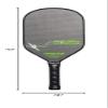 LX Series Pickleball Paddles | Hyperweave Carbon Fiber Pickleball Paddle | 14mm Poly Core | Pickleball Rackets Made in The USA Since 1984 (Rebel Pro XLT LX, Silver Fibers) view 4