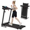 Home Foldable Treadmill with Incline, Electric Folding Treadmill for Walking Machine 5" LCD Screen 250 LB Capacity MP3 (Black) view 1