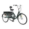 ERfairdeal Adult Tricycle, 26 Inch Wheels, 7 Speed Adult Trike Bike Cruising with Storage Basket for Shopping, Entertainment, Workout, Unisex (Green) view 1