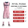 Custom Men Youth Reversible Basketball Jersey Uniform Printed Personalized Name Number Sportswear Big Size view 3