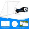 Goplus Soccer Goal, 12'x6'/8'x6'/6'x4' Soccer Net with Strong UPVC Frame, Quick Set-up, High-Strength Netting, Portable Weatherproof Soccer Goals for Backyard Kids Soccer Practice Training(6ftx4ft) view 4