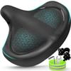 Bicycle Seat, Bike Seat for Women Men Extra Comfort Wide, Oversized Comfortable Seats Saddle for Peloton Bikes, Fit for Exercise Bikes, Electric Bikes, Mountain Bikes, Cruiser Bikes view 1