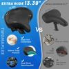 Bicycle Seat, Bike Seat for Women Men Extra Comfort Wide, Oversized Comfortable Seats Saddle for Peloton Bikes, Fit for Exercise Bikes, Electric Bikes, Mountain Bikes, Cruiser Bikes view 4