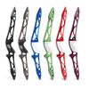 66" 68" 70" Archery Takedown Recurve Bow and Arrow Set Aluminum Bow Riser Hunting Shooting Target Practice Competition Longbow Right Hand Bow 12-40 Lbs (38 Lbs, 70" Green) view 3