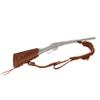1 Set of Gun Buttstock Cheek Rest Pad with Shell Holder Sling for 308 30-06 .44MAG (Full Leather - Brown) view 3