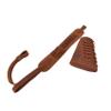 1 Set of Gun Buttstock Cheek Rest Pad with Shell Holder Sling for 308 30-06 .44MAG (Full Leather - Brown) view 4
