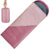 Clostnature Sleeping Bag for Adults and Kids - Lightweight Camping Sleeping Bag for Girls, Boys, Youths, Ultralight Backpacking Sleeping Bags for Cold Weather - Compression Sack Included(Left Zipper) view 1