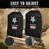 Yes4All 3D Weight Vest Plates 5.75LB Pairs with Curved Ergonomic Design for Plate Carrier, Body Workout, Intensive Training, Rucking, and Cardio view 3
