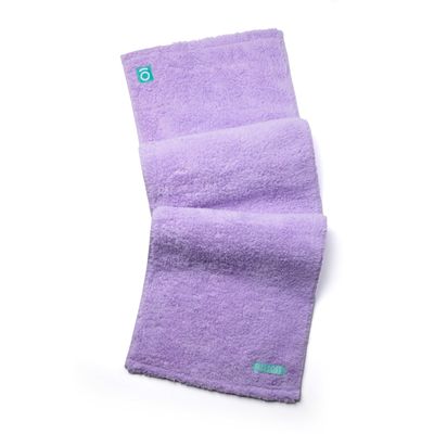 FACESOFT Eco Friendly Gym Towels for Working Out - Soft and Absorbent Cotton Exercise Towel - No Synthetic Microfibers or Plastics - Sweat Towel for Gym, Fitness, Sports, Yoga - Lavender - 1 Pc