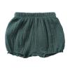 3PC Shorts Set Newborn Baby Girls Boys Bloomers Pants Cotton Linen Blend Cute Solid Floral Triangle Diaper Covers Shorts view 2
