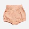 3PC Shorts Set Newborn Baby Girls Boys Bloomers Pants Cotton Linen Blend Cute Solid Floral Triangle Diaper Covers Shorts view 3