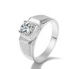 H&Beautimer Noble Women's 925 Sterling Silver Ring AAAAA CZ Zircon Inlaid Wedding Rings US Size 6,7,8,9,10,11,12# Unisex Jewelry Italian Handmade (11#)