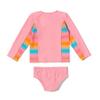 Speedo Girl's Uv Swim Shirt Long Sleeve Rashguard Set view 2