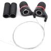 Tomotato Bicycle Speeds Shifter, Practical Bicycle Derailleur Convenient Bike Shift Lever Twist Shifter Lever Bicycle Twist Grip Gear Shifters for Mountain Bike Handlebar Brake Level Grips view 1