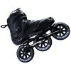 3 Wheels Inline Skates for Men Women, Professional Roller Skates Blades for Male Female,High Performance Adult Speed Skates with 110MM Wheels (Black, MEN6/WOMEN7) view 2