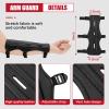 Sratte 2 Pcs Archery Arm Guard Glove Youth Kit Adjustable 3 Strap Archery Wrist Leather PU Bracer Bow Finger Tab 3 Finger Glove Arm Guard Protector for Archer Hunting Shooting Adult Youth Men Women view 2