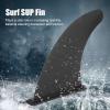 Aramox 9in Surf Fin,Black Fixed Socket Type Surfboard Center Stabilizer Attachment Paddle for Longboard Paddleboard view 2