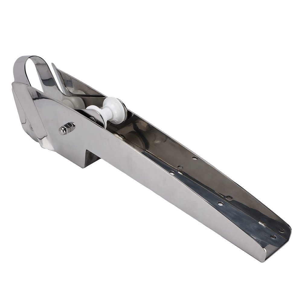 Aramox 24in Boat Bow Anchor Roller Bracket 2244lbs Stainless Steel Hardware Universal for Marine Ship
