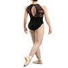Lovdaswi Women Print Ballet Dance Leotard Halter Neck Sleeveless Gymnastics Bodysuits view 2