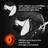WOTOW Reflective Rear Rack Bag, Water Resistant Bike Saddle Bag Panniers for Bicycles Ebike, 8L Trunk Storage Bag, Cycling Back Seat Cargo Carrier Pouch With Shoulder Strap (With Rain Cover) view 2