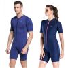 TOYOMO Shorty Wetsuit for Men Women 2MM Neoprene Front Zip Dive Suit One-Piece Swimsuit for Diving Snorkeling Surfing Swimming,Women,M view 3