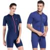TOYOMO Shorty Wetsuit for Men Women 2MM Neoprene Front Zip Dive Suit One-Piece Swimsuit for Diving Snorkeling Surfing Swimming,Women,M view 4