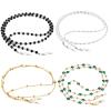 ONESING 4 Pcs Eyeglass Chains for Women Eyeglasses String Holder Glasses Strap Eyewear Chain Glasses Cord Lanyard Green Gift view 1