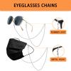 ONESING 4 Pcs Eyeglass Chains for Women Eyeglasses String Holder Glasses Strap Eyewear Chain Glasses Cord Lanyard Green Gift view 2
