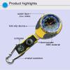 JINYISI Altimeter, Altimeter for Hiking, Four-in-one Multi-Function Barometer, Outdoor Mountaineering Compass Thermometer, Sports Multi-Function high Precision view 3