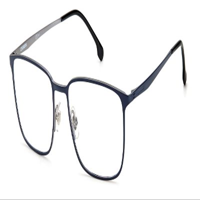 Carrera Prescription Eyewear Frames Blue Mens Metal frame, plastic lens Prescription Eyewear Frames Metal frame, plastic lens