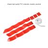 Football Belt Flags, Tag 1 Belt with 3 Flags for Youth Competition Games Practices Training Red view 2