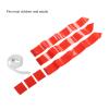 Football Belt Flags, Tag 1 Belt with 3 Flags for Youth Competition Games Practices Training Red view 3