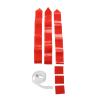 Football Belt Flags, Tag 1 Belt with 3 Flags for Youth Competition Games Practices Training Red view 4