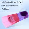 Foyinbet Kids Swim Fins, Kids Flippers Short Youth Swimming Fins for Lap Swimming Training for Children Girls Boys XS view 4