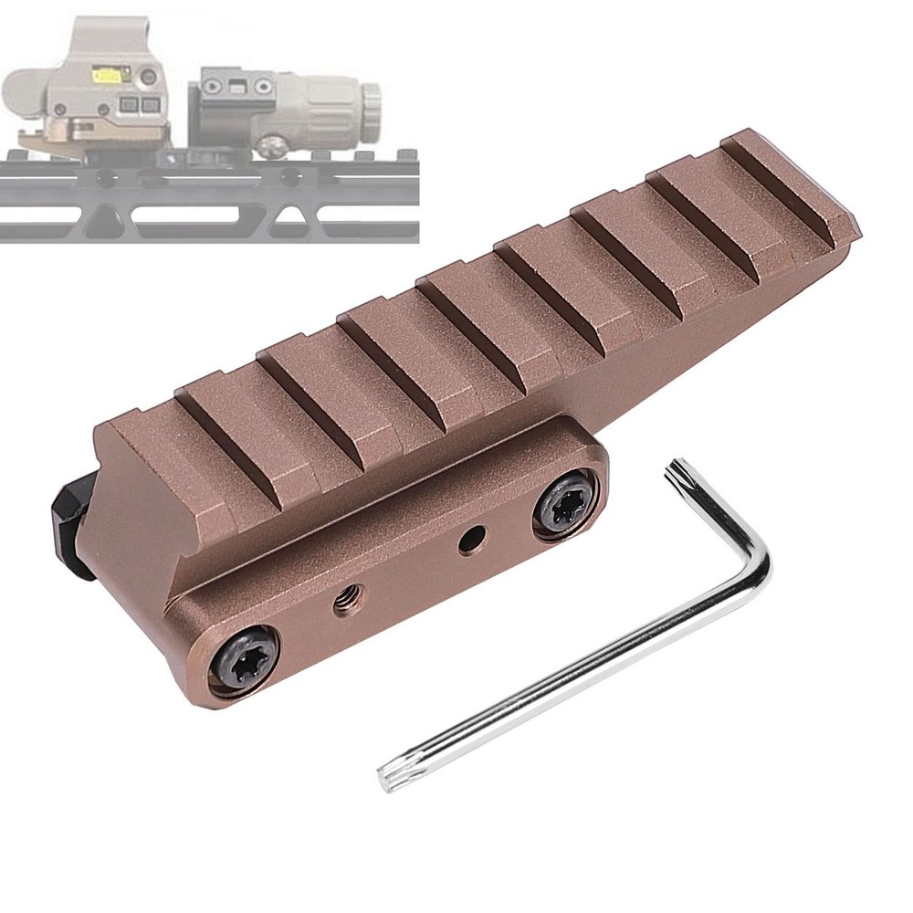 Phoking Optic Riser Mount Picatinny Rail Fast Riser Red Dot Riser for Red Dot Sight Scope Optics