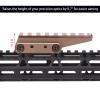 Phoking Optic Riser Mount Picatinny Rail Fast Riser Red Dot Riser for Red Dot Sight Scope Optics view 3