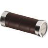 Brooks Slender Leather Grips (100+100 mm) - Antic Brown-New22 Unisex Adult Handle - Silver - Standard view 1