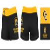 Vive La Fete Colorado Tigers Women's Soft Yoga Shorts with Logo on Thigh and Waistband Black view 3