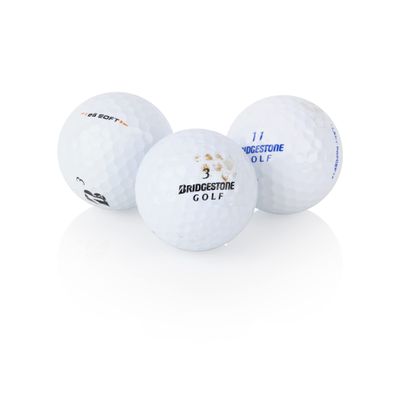 24 Used Golf Balls for Bridgestone Mix (e6, e12, Fix, Lady, Other Models) - Fair Condition (3A)